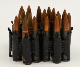 19 Rounds of Belt Linked 7.62x39mm Ammunition