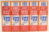 500 Rounds Of CCI .22 LR Mini Mag Ammunition