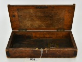 Antique Wood Repair Kit Box For .30 Caliber Rifles