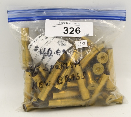 Approx 40 Ct New .43 Spanish Empty Brass Casings
