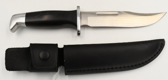 GK21 Marked Stainless Steel Bowie Knife & Sheath