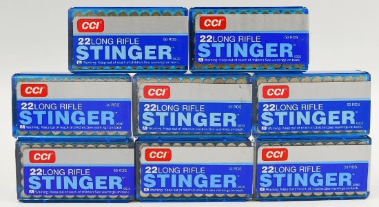400 Rounds Of CCI .22 LR Stinger Ammunition