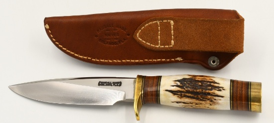 Vintage Randall Model 25 Trapper Knife & Sheath