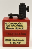 Vintage Redfield .50 Caliber Bench Rifle Peep