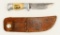 Ruana Model 8B Sticker Fixed Blade Knife & Sheath