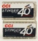 100 Rounds Of CCI 40th Anniversary .22 LR Stinger