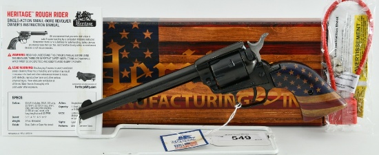 Heritage Rough Rider American Flag Revolver .22 LR