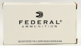 20 Rounds Of Federal 7.62x51mm (.308) Ammo