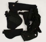 Lot of 5 Various Size Nylon Holsters
