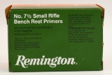 1000 Count Of Remington #7-1/2 Small Rifle Primers