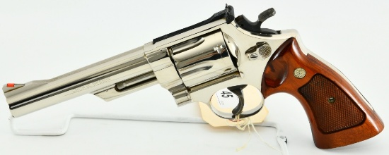 MINT Smith & Wesson Model 57 Nickel .41 Magnum