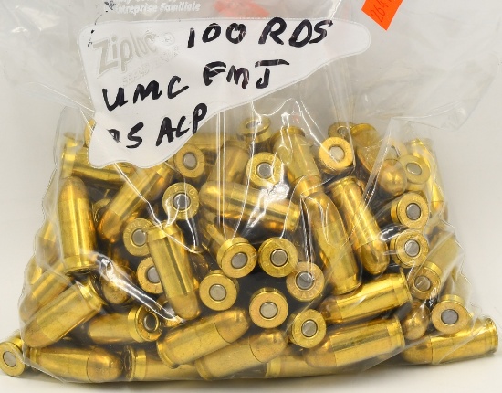 100 Rounds Of UMC .45 ACP Ammunition