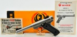 Mint Ruger Mark II Stainless Target Pistol .22 LR