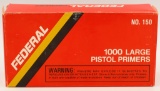 1000 Count Of Federal #150 Large Pistol Primers