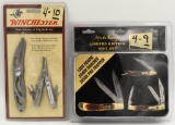6 New In Package Folding Knives & Multi Tool