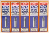 500 Rounds Of CCI .22 LR Mini Mag Ammunition,