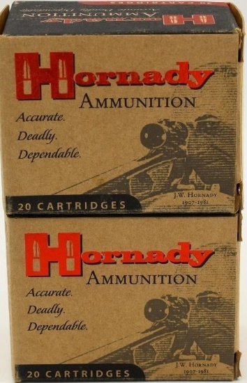 40 Rounds Of Hornady Custom .50 AE Ammunition