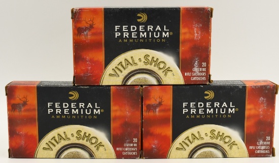 60 Rounds Federal Premium Vital-Shok 338 Fed Ammo