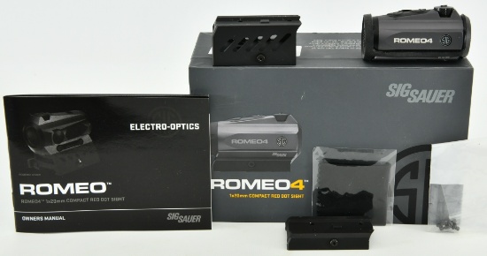 SIG Sauer Romeo4 Red Dot Optic 2 MOA With Box