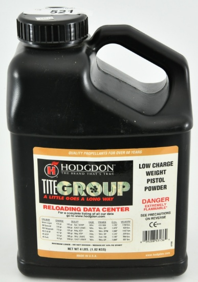 4 Lbs of Hodgdon TITEGROUP Spherical Powder