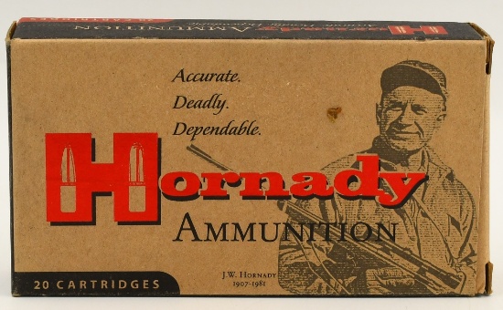 20 Rounds Of Hornady Custom .358 Win Ammunition