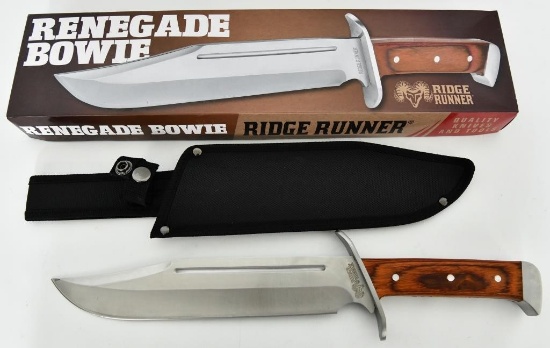 Ridge Runner Renegade Bowie Fixed Blade Knife