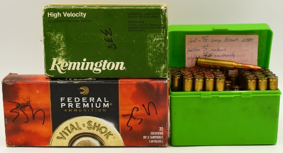 61 Rounds Of Various .338 Win Mag Ammunition