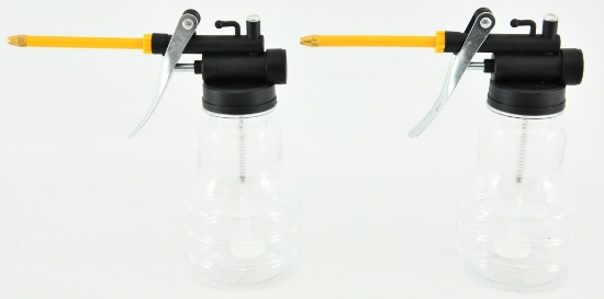 2 New High Pressure Oil Feed Spray Gun Bottles