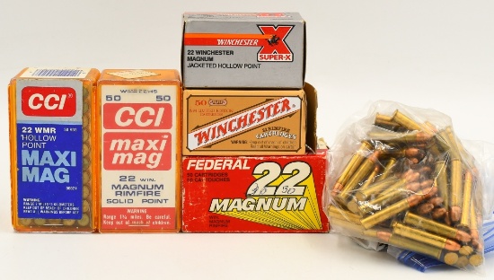 Approx 315 Rounds of Various .22 WMR Ammunition