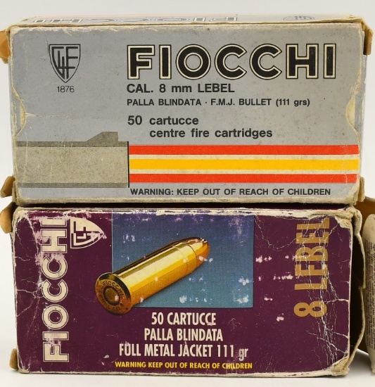 84 Rounds Of Fiocchi 8mm Lebel Ammunition