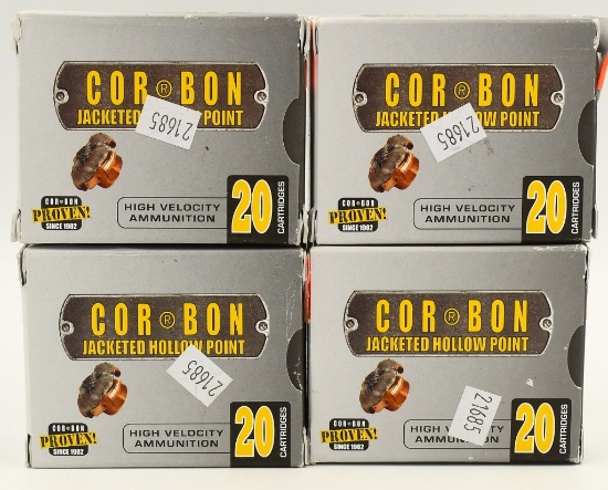 80 Rounds Of CorBon Self Defense .357 SIG Ammo