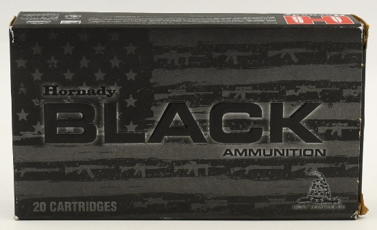 20 Rounds Of Hornady BLACK 6mm ARC Ammunition
