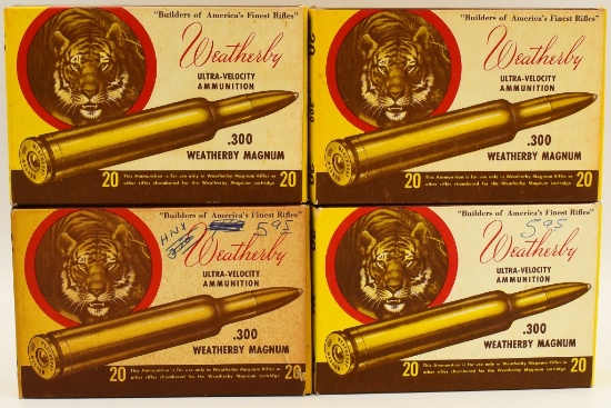 80 Count Of New Weatherby .300 WBY Mag Empty Brass