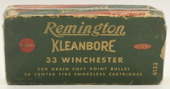20 Rounds Of Remington .33 Winchester Ammunition