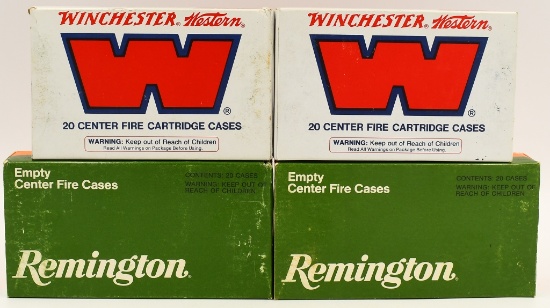78 Count New .35 Rem Unprimed Empty Brass Casings