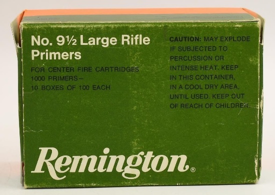 1000 Count Of Remington #9-1/2 Large Rifle Primers