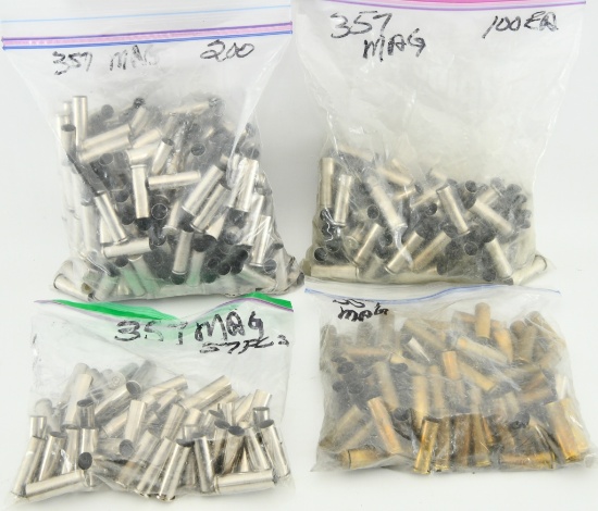 Approx 5 LBS Of Empty .357 Magnum Brass Casings
