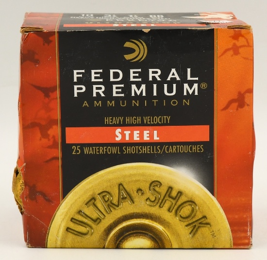 25 Rounds of Federal Premium 10 Ga Waterfowl