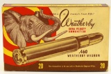 18 Rounds Of Weatherby .460 WBY Mag Ammunition