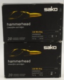 40 Rounds Of Sako Hammer Head .338 Win Mag