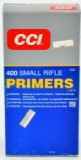 1000 Count Of CCI #400 Small Rifle Primers