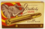 12 Rounds Of Weatherby .460 WBY Mag Ammunition