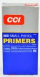 1000 Count Of CCI #500 Small Pistol Primers