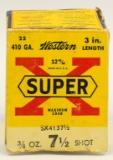 25 Rounds Of Western Super-X .410 Ga Shotshells