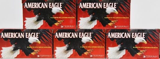 100 Rounds Federal American Eagle .308 Win Ammo