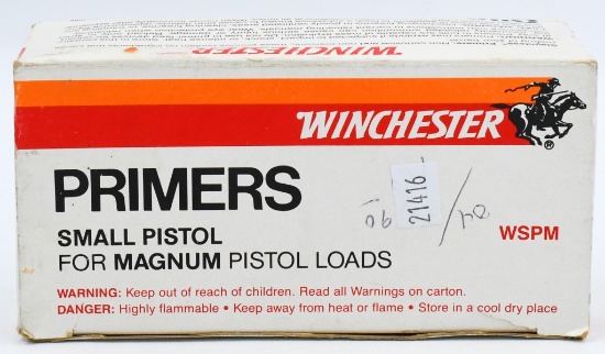 1000 CT of Winchester Small Magnum Pistol Primers