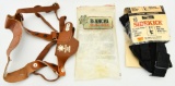 Bianchi Leather Shoulder Holster & Uncle Mikes