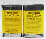 2 Bottles Of Brownells Black Baking Lacquer