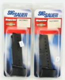 (2) New Sig Sauer 10 rd Mags Factory issued P239