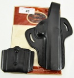 Tagua Desert Eagle Leather Gun and Mag Holsters